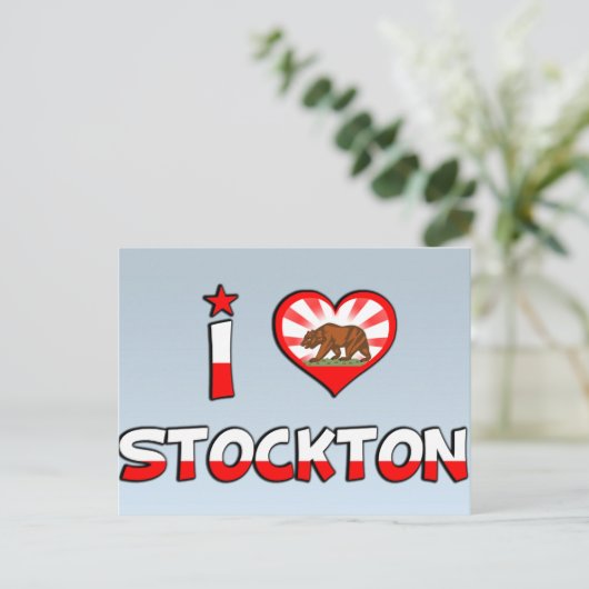 Stockton, CA Briefkaart (Staand voorkant)