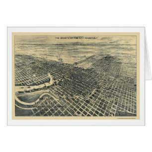 Stockton, CA Panoramic Map - 1895