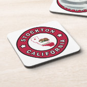 Stockton California Bier Onderzetter (Linkerzijde)