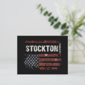 Stockton California Briefkaart (Staand voorkant)