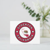 Stockton California Briefkaart (Staand voorkant)