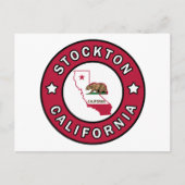 Stockton California Briefkaart (Voorkant)