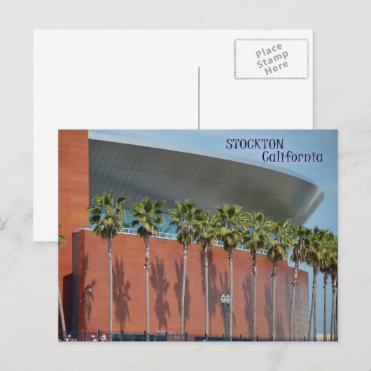 Stockton California Briefkaart (Voorkant / Achterkant)