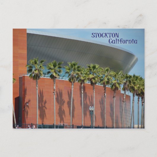 Stockton California Briefkaart (Voorkant)