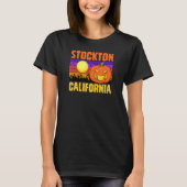 Stockton California Happy Halloween Party Local Ci T-shirt (Voorkant)