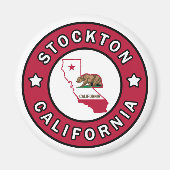 Stockton California Magneet (Voorkant)