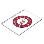 Stockton California Notitieboek (Linkerzijde)