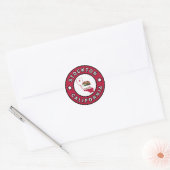 Stockton California Ronde Sticker (Envelop)