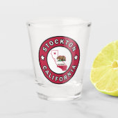 Stockton California Shot Glas (Voorkant)