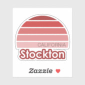 Stockton California Sticker (Vel)