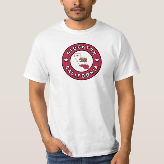 Stockton California T-shirt (Voorkant)