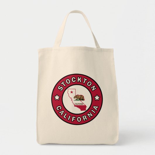 Stockton California Tote Bag (Voorkant)