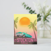 Stockton California USA Briefkaart (Staand voorkant)