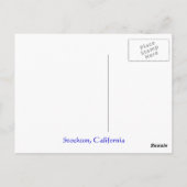 Stockton, Californië Briefkaart (Achterkant)