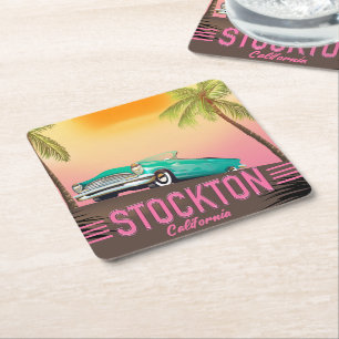 Stockton Californië VS Kartonnen Onderzetters