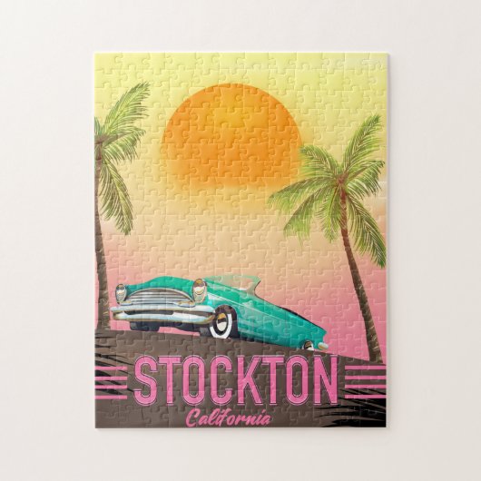 Stockton Californië VS Legpuzzel (Verticaal)