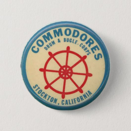 Stockton Commodores Drum en Bugle Corps Button (Voorkant)