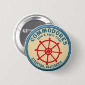 Stockton Commodores Drum en Bugle Corps Button (Voorkant /achterkant)