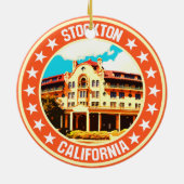 Stockton Keramisch Ornament (Achterkant)
