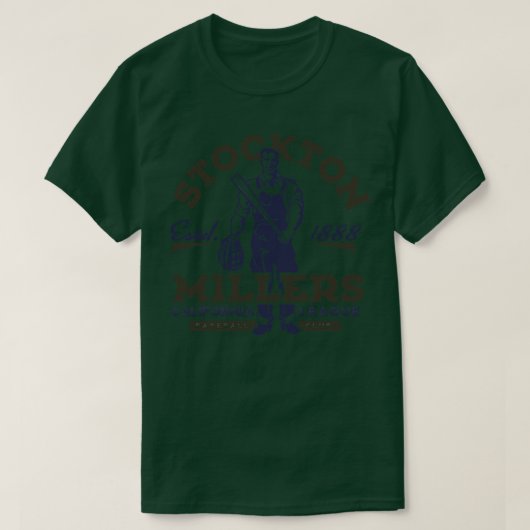 Stockton Millers Baseball T-shirt (Design voorkant)