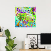 Stockton tijdloos melodie Poster (Thuiskantoor)