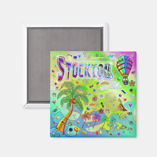 Stockton tijdloze melodie magneet (Voorkant / Achterkant)