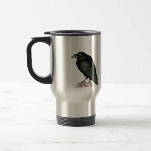Stocky Raven Travel Mug Reisbeker (Links)