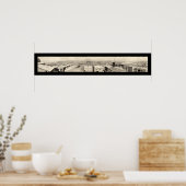 Stockyards Chicago Foto 1899 Poster (Keuken)