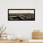 Stockyards Union Foto 1907 Poster (Keuken)