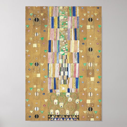 Stoclet Frieze - De Ridder (Ritter) Gustav Klimt Poster (Voorkant)