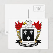 Stoddard Family Crest Briefkaart (Voorkant / Achterkant)