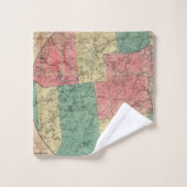 Stoddard's Map of the Adirondack Wilderness, 1883 Bad Handdoek (Wasdoekje)