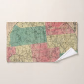 Stoddard's Map of the Adirondack Wilderness, 1883 Bad Handdoek (Handdoek)