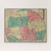 Stoddard's Map of the Adirondack Wilderness, 1883 Legpuzzel (Horizontaal)