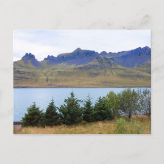 Stodvarfjordur fjord, IJsland Briefkaart