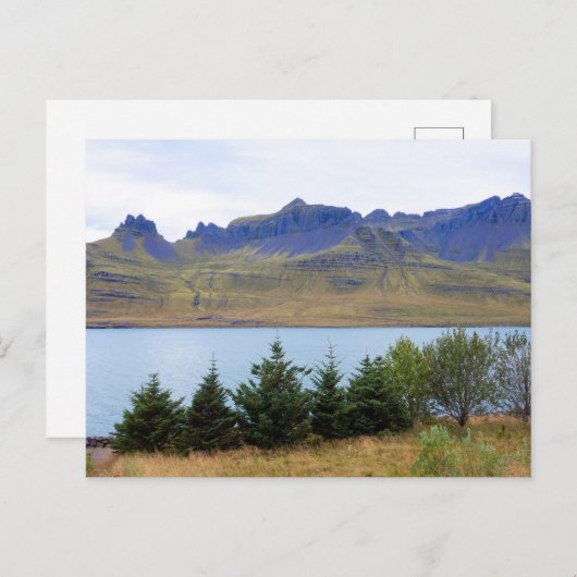 Stodvarfjordur fjord, IJsland Briefkaart (Voorkant / Achterkant)