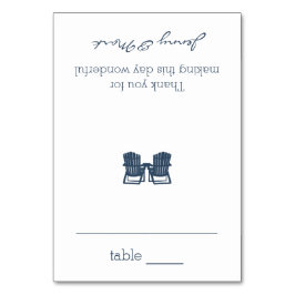 Stoel Adirondack zitplaatskaart Kaart