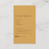  Stoel Antiek Dealer Interieur Designer Visitekaartje (Achterkant)