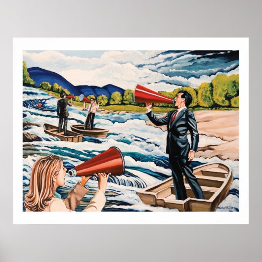 Stoel en debiet poster (Voorkant)