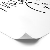 Stoel gereserveerd voor de moeder van de bruidegom poster (Hoek)