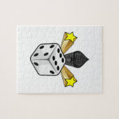 Stoel in Poker met spades en sterren Legpuzzel (Horizontaal)