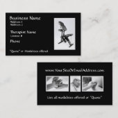 Stoel Massage Therapist II, modaliteiten voor omge Visitekaartje (Voorkant / Achterkant)