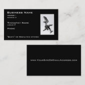 Stoel Massage Therapist Visitekaartje (Voorkant / Achterkant)