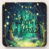 Stoel Naambordje Bruiloft Bier Onderzetter (Voorkant)