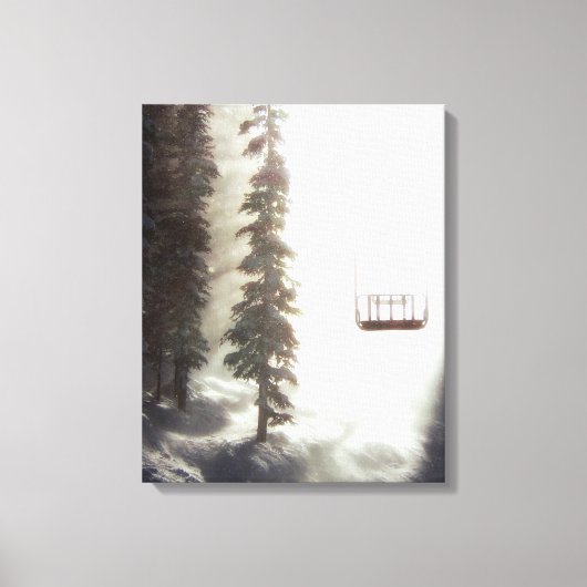Stoel naar de hemel - stretched canvas Print (Voorkant)