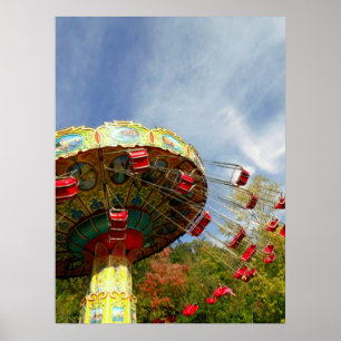 Stoel-O-vliegtuig Poster