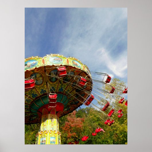 Stoel-O-vliegtuig Poster (Voorkant)