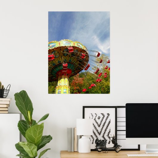 Stoel-O-vliegtuig Poster (Thuiskantoor)