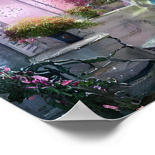  stoel onder raam poster (Hoek)