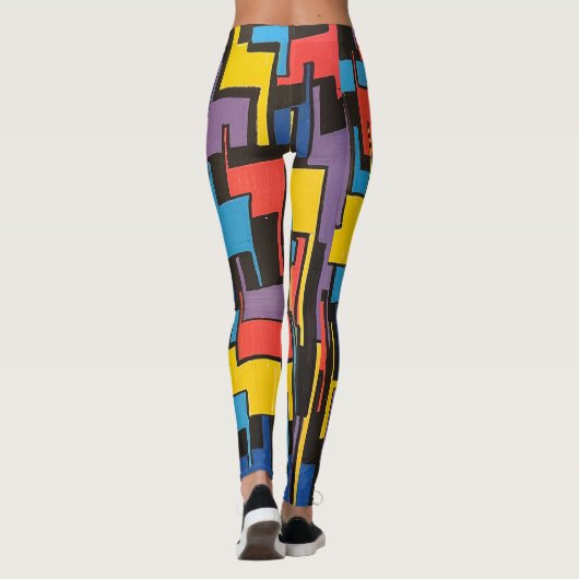 Stoel Stapelen Leggings (Achterkant)